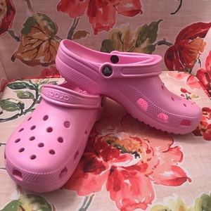 Pink Crocs